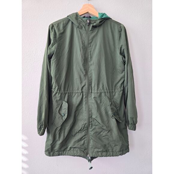 Old Navy Active Women’s S Green Hooded Lightweight Windbreaker Jacket Gorpcore - Picture 1 of 8